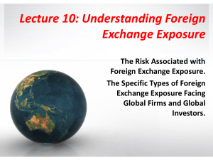 Understanding Foreign Exchange Exposure