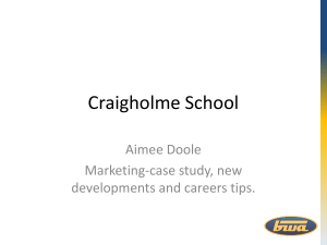 Part 1 - Craigholme School