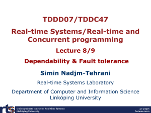 TDDB47 lecture - IDA - Linköping University