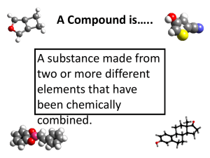 A Compound is*..