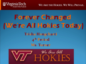 Forever Changed (We're All Hokies Today)