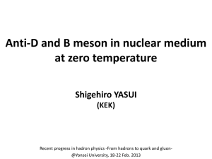 Anti-D and B meson in nuclear medium