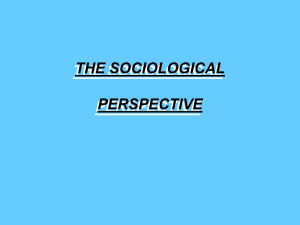 SOCIOLOGICAL THEORY