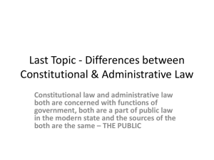 402 MPA 8 Fundamental Constitutional and administrative Concepts