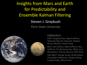 Insights from Mars and Earth for Predictability and Ensemble