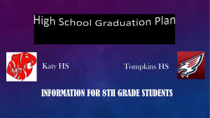 8th grade Graduation Plan