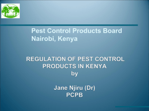 Historical Background of Pest Control Products