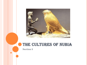 the cultures of nubia