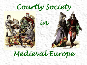 Courtly Society in Medieval Europe