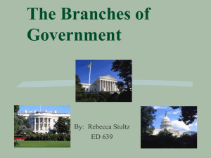 The Branches of Government