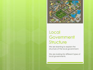 Local Government Structure