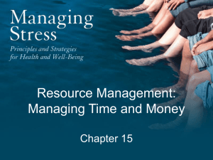 Chapter 15: Time Management