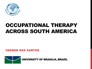 occupational therapy acrros south america