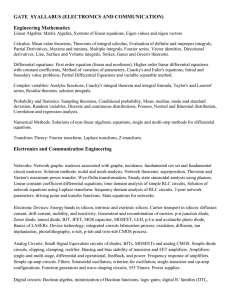 electronics engg gate syllabus