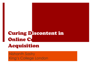Curing Discontent - King's College London