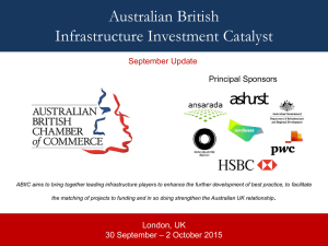 Australian British Infrastructure Investment Catalyst