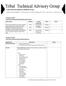 ACA_Policy_ConfCall_011013_Notes_FINAL