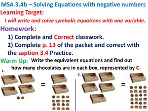 rttMSA 3.4b-Solving Equations-negative