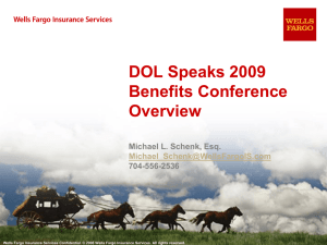 DOL Speaks 2009 Benefits Conference Overview