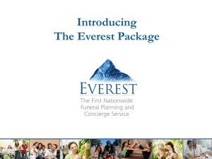 Everest Funeral Planning and Concierge Service