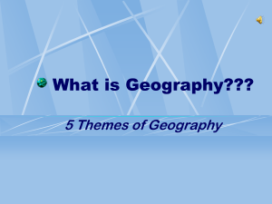 5 Themes of Geography, mls