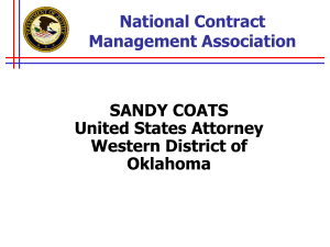 0915 Coats Panel March 30-Final - National Contract Management