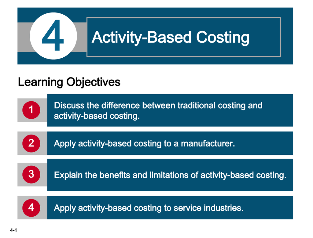 activity based costing vs traditional