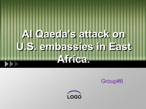 LOGO Al Qaeda's attack on US embassies in East Africa.