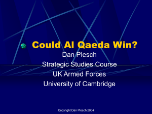 Could Al Qaeda Win? - GlobalSecurity.org