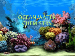 Ocean Water Chemistry