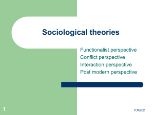 Sociological theories