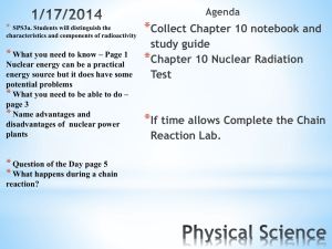 Physical Science Class Daily Agenda