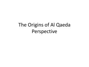 The Origins of Al Qaeda Perspective