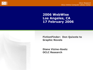 FictionFinder: Don Quixote to Graphic Novels
