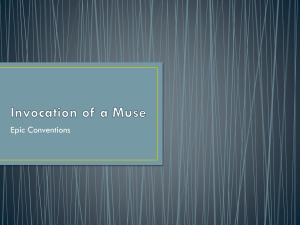 Invocation of a Muse