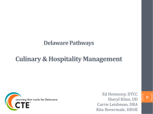 Culinary & Hospitality Management