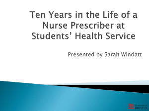 Sarah Windatt - The Student Health Association