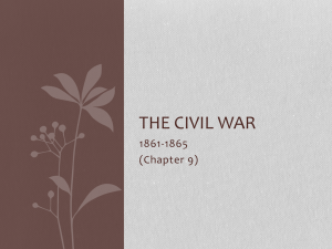 The Civil War - Lincoln School