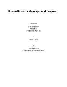 HR Case Analysis – Proposal