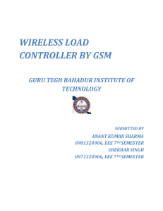 wireless load controller by gsm