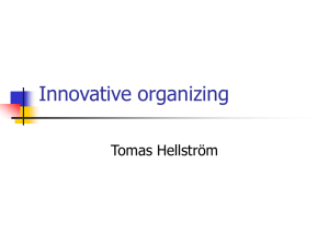 6 meeting - Innovative organizing