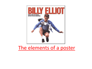 The elements of a poster