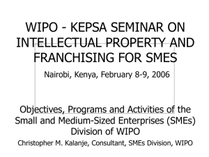 SMEs - WIPO