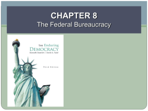 CHAPTER 8 The Federal Bureaucracy