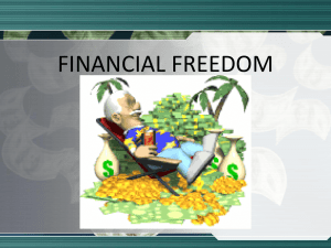 Financial Freedom Power Point