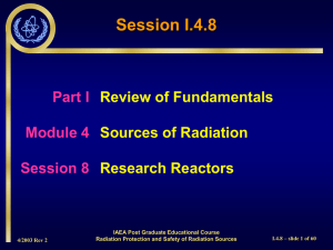 Session I408 Research Reactors.SH(r)
