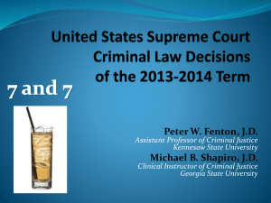 United States Supreme Court Update 2013-2014