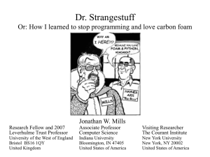 Dr. Strangestuff Or - Computer Science