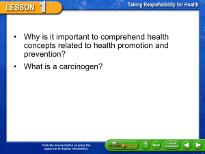 Factors That Affect Health Status