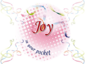 Joy in Your Pocket PowerPoint Ppt file